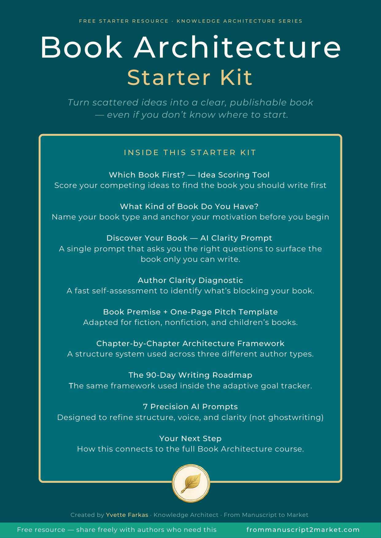Book Architecture Starter Kit title page